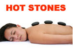 masáž lávovými kameny